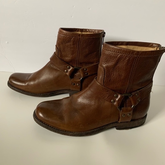 frye booties brown